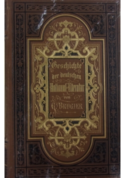 Geschichte der Deutschen Nationalliteratur, 1880r.