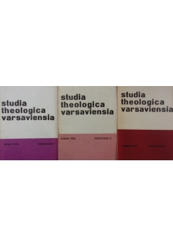 Studia theologica varsaviensia