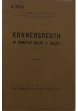 Konnersreuth w świetle nauki i religii, 1931 r.