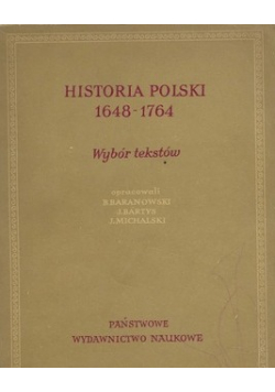 Historia Polski 1648 1764