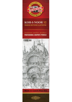 Ołówek grafitowy 1500/4H 12 sztuk