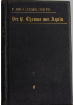 Der hl. Thomas von aquin, 1898 r.