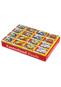 Pakiet Puzzle 32x54 Bajkowe pojazdy CASTOR