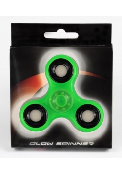 Spinner glow - świecący zielony STRIGO