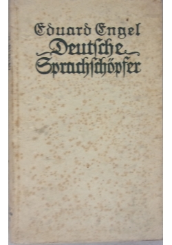 Deutsche Sprachschopfer,1919r.