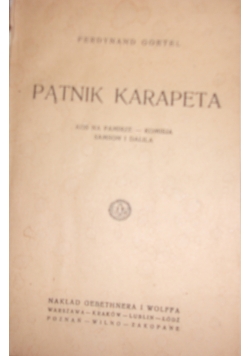 Pątnik Karapeta, ok 1930 r.