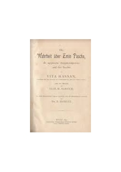 Die Wahrheit uber Emin Pascha, 1893r.
