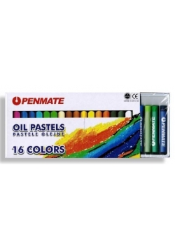 Pastele olejne 16 kolorów PENMATE