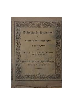 Griechische Prosaiker