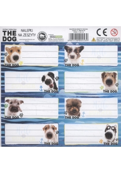 Nalepki na zeszyt The Dog 50 sztuk