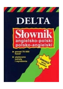 Słownik angielsko-polski, polsko-angielski DELTA