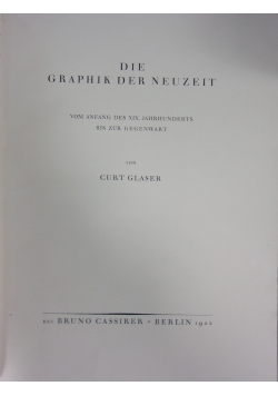 Die graphik der neuzeit, 1922 r.