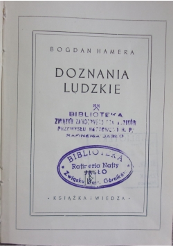 Doznania ludzkie