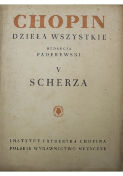 Chopin dzieła wszystkie V Scherza 1950 r.