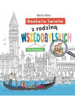 Dookoła świata z rodz. Wszędobylskich. Kolorowanka
