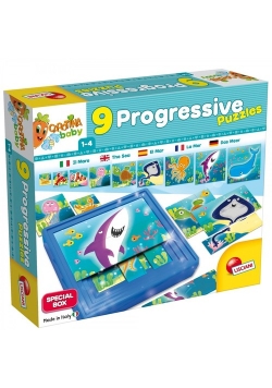Puzzle progresywne Carotina Baby Ocean 9 puzzli