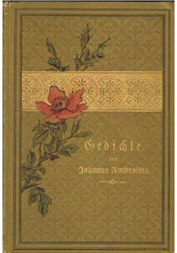 Gedichte von Johanna Ambrosius, 1896r.