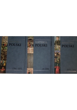 Historia Polski,zestaw 3 książek