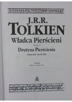 Władca Pierścieni Tom 1