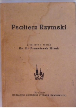 Psałterz Rzymski wyd. 1947