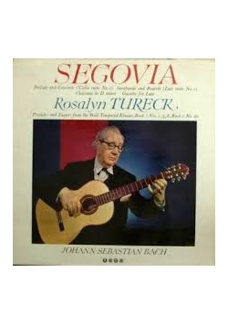 Segovia And Rosalyn Tureck Play Bach,płyta winylowa
