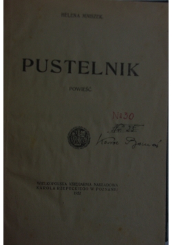 Pustelnik,1922r.