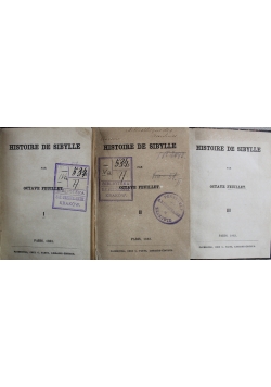 Histoire de Sibylle 3 tomy 1863 r.