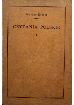 Czytania Polskie tom  I  1931 r.