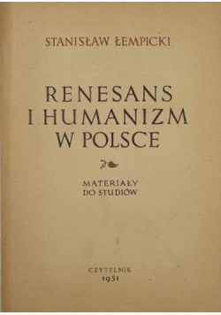 Renesans i humanizm w Polsce