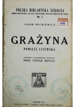 Grażyna powieść litewska 1920 r
