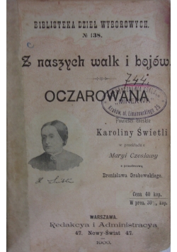 Oczarowana, 1900 r.
