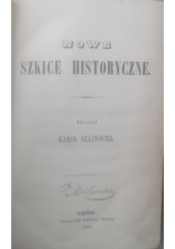 Szkice historyczne, 1857r.