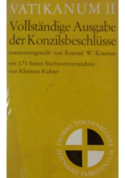 Vollstandige Ausgabe der Konzilsbeschlusse
