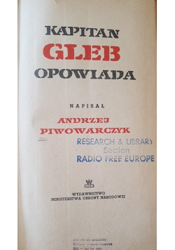Kapitan gleb opowiada