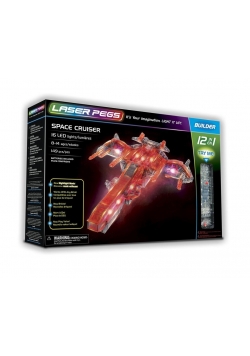 Klocki laser pegs 12 w 1 Space Cruiser