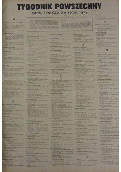 Tygodnik powszechny 1971 r., nr 1-50