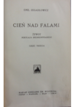 Cień nad falami, 1929 r.
