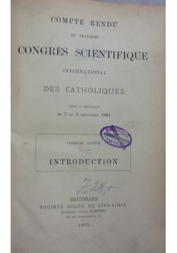 Congres  scientifique international, 1895r
