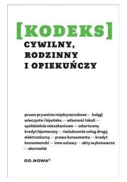 Kodeks cywilny zbiór 2018
