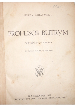 Profesor Butrym, 1922r.