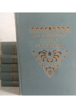 Dzieła poetyczne, zestaw 6 książek z 1912 r.