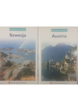 Szwecja  / Austria ,podróże marzeń,zestaw dwóch książek