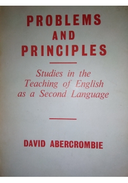 Problems and principles