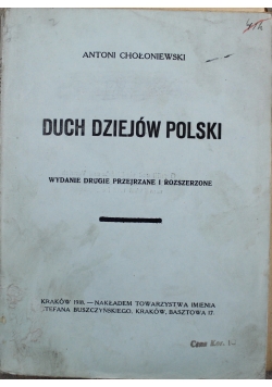 Duch dziejów Polski 1918 r