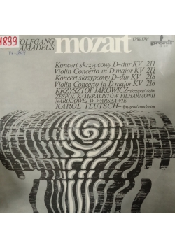 Koncert skrzypcowy D-dur KV 21,płyta winylowa1