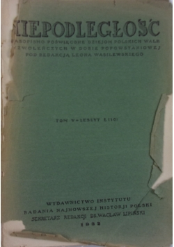 Niepodległość, 1932 r.