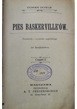 Pies Baskervilleów Część I i II 1903 r.