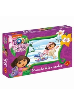 Puzzle 30 DORA Poznaje Świat Idziemy na sanki ALEX
