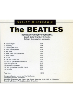 Największe przeboje The Beatles,płyta CD