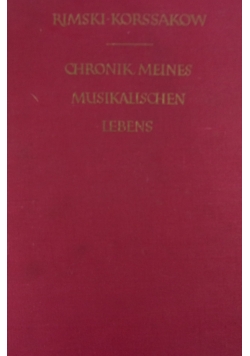Chronik meines Musikalischen lebens, 1928 r.